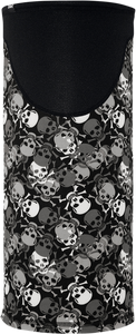 Zan Headgear - Motley Tube Sportflex Windproof Neck Tube - All Over Skull - Motley Tube SportFlex Windproof Neck Tube - TW424