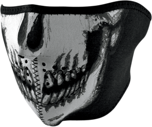 Zan Headgear - Half Mask - Glow Skull Face - Half Mask  Glow-in-the-Dark - WNFM002HG Zan Headgear - Half Mask - Glow Skull Face - Half Mask  Glow-in-the-Dark - WNFM002HG