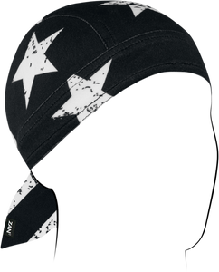 Zan Headgear - Flydanna SportFlex - Black & White Flag - Flydanna Sportflex Headwrap - ZL091 Zan Headgear - Flydanna SportFlex - Black & White Flag - Flydanna Sportflex Headwrap - ZL091