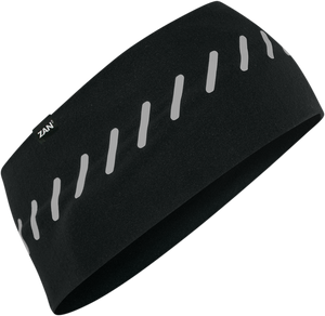 Zan Headgear - SportFlex Headband - Black Reflective - SportFlex Headband - HBL114R Zan Headgear - SportFlex Headband - Black Reflective - SportFlex Headband - HBL114R