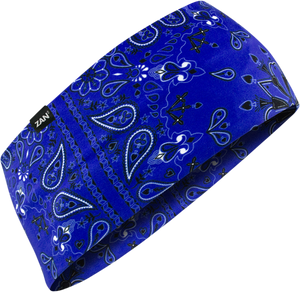 Zan Headgear - SportFlex Headband - Navy Paisley - SportFlex Headband - HBL111 Zan Headgear - SportFlex Headband - Navy Paisley - SportFlex Headband - HBL111