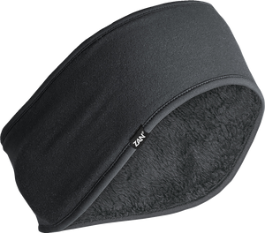 Zan Headgear - Ear Warmer Sportflex Headband - High Pile - Black - Ear Warmer Sportflex Headband - WEWH114 Zan Headgear - Ear Warmer Sportflex Headband - High Pile - Black - Ear Warmer Sportflex Headband - WEWH114