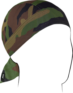 Zan Headgear - Flydanna Micro-Mesh Polyester Headwrap - Woodland Camo - Flydanna Micro-Mesh Polyester Headwrap - ZM118 Zan Headgear - Flydanna Micro-Mesh Polyester Headwrap - Woodland Camo - Flydanna Micro-Mesh Polyester Headwrap - ZM118
