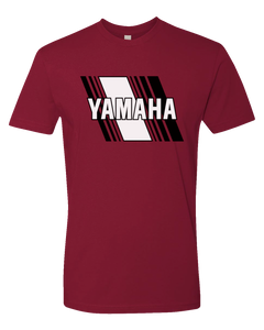 Yamaha Apparel - Yamaha Heritage Diagonal T-Shirt - Red - Medium - Yamaha Heritage T-Shirt - NP21S-M3118-M Yamaha Apparel - Yamaha Heritage Diagonal T-Shirt - Red - Medium - Yamaha Heritage T-Shirt - NP21S-M3118-M