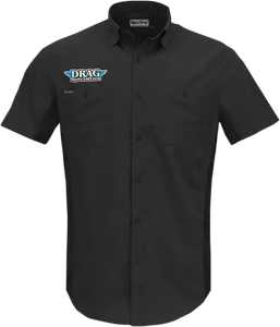 Throttle Threads - Drag Specialties Vented Shop Shirt - Black - XL - Drag Specialties Vented Shop Shirt - DRG31ST26BKXL