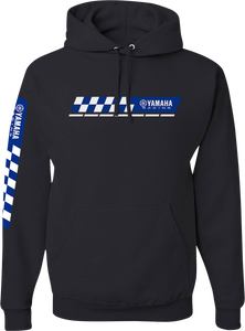 Yamaha Apparel - Yamaha Racing Check Hoodie - Black - Large - Yamaha Racing Check Hoodie - NP21S-M3110-L Yamaha Apparel - Yamaha Racing Check Hoodie - Black - Large - Yamaha Racing Check Hoodie - NP21S-M3110-L