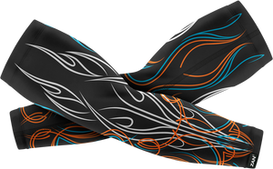 Zan Headgear - SportFlex Arm Sleeves - Pinstripe Flame - Medium - SportFlex Arm Sleeves - AL426MD Zan Headgear - SportFlex Arm Sleeves - Pinstripe Flame - Medium - SportFlex Arm Sleeves - AL426MD