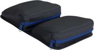 Show Chrome - Kaliber Dash Pouch - Black & Blue - Dashboard Pouch - H44-4ZBLUE Show Chrome - Kaliber Dash Pouch - Black & Blue - Dashboard Pouch - H44-4ZBLUE