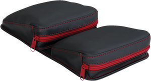 Show Chrome - Kaliber Dash Pouch - Black & Red - Dashboard Pouch - H44-4ZRED Show Chrome - Kaliber Dash Pouch - Black & Red - Dashboard Pouch - H44-4ZRED