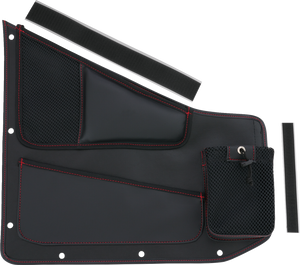 Show Chrome - Kaliber Organizer - Left - Black & Red - Console Organizer - H44-7DRED