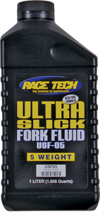 Race Tech - Ultra Slick Fork Fluid - 5wt - 1L - 5W Ultra Slick Fork Fluid - USF05 Race Tech - Ultra Slick Fork Fluid - 5wt - 1L - 5W Ultra Slick Fork Fluid - USF05