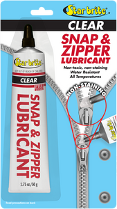 Star Brite - Snap & Zipper Lube - 1.75 oz. net wt. - Snap & Zipper Lubricant - 89102 Star Brite - Snap & Zipper Lube - 1.75 oz. net wt. - Snap & Zipper Lubricant - 89102