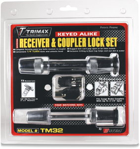 Trimax - Coupler and Receiver Lock - 2-1/2" - Premium Coupler and Receiver Lock Set - TM32 Trimax - Coupler and Receiver Lock - 2-1/2" - Premium Coupler and Receiver Lock Set - TM32