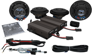 Wild Boar Audio - Front/Rear Speaker Kit with Amp - CVO - Ultra Front & Rear Speaker Kit with 600w Amp CVO - WBA ULTRA KT SE Wild Boar Audio - Front/Rear Speaker Kit with Amp - CVO - Ultra Front & Rear Speaker Kit with 600w Amp CVO - WBA ULTRA KT SE
