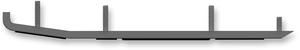 Woody's - Ace Flat-Top Carbide Runners - 6" - Ace Flat-Top Carbide Runners - AS6-9255 Woody's - Ace Flat-Top Carbide Runners - 6" - Ace Flat-Top Carbide Runners - AS6-9255