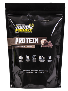 Ryno Power - Protein Powder - Chocolate - 1 lb - 10 Servings - Protein Premium Whey Powder - 1LB-PPC Ryno Power - Protein Powder - Chocolate - 1 lb - 10 Servings - Protein Premium Whey Powder - 1LB-PPC