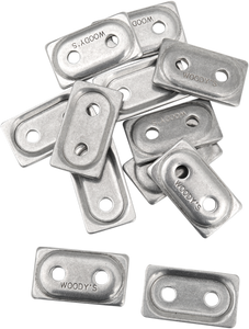 Woody's - Support Plates - Natural - 12 Pack - Double Digger Aluminum Support Plates - ADD2-3775 Woody's - Support Plates - Natural - 12 Pack - Double Digger Aluminum Support Plates - ADD2-3775