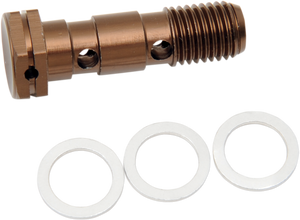 Shindy - Aluminum Banjo Bolt - Honda - Double - Aluminum Banjo Bolt - 17-623 Shindy - Aluminum Banjo Bolt - Honda - Double - Aluminum Banjo Bolt - 17-623