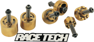 Race Tech - Gold Valve Cartridge Fork Emulators for Damping Rod Forks - 43 mm - Gold Valve Cartridge Fork Emulator - FEGV 4301 Race Tech - Gold Valve Cartridge Fork Emulators for Damping Rod Forks - 43 mm - Gold Valve Cartridge Fork Emulator - FEGV 4301