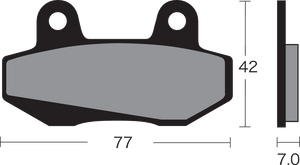 Vesrah - Semi-Metallic Brake Pads - VD-131 - Semi-Metallic Brake Pads - VD-131