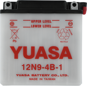 Yuasa - Battery - Y12N9-4B-1 - Conventional Battery  12 V - YUAM2290B Yuasa - Battery - Y12N9-4B-1 - Conventional Battery  12 V - YUAM2290B