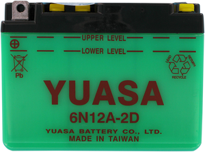 Yuasa - Battery - Y6N12A-2D - Conventional Battery  6 V - YUAM2612D Yuasa - Battery - Y6N12A-2D - Conventional Battery  6 V - YUAM2612D