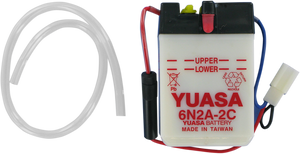 Yuasa - Battery - Y6N2A-2C - Conventional Battery  6 V - YUAM262AC Yuasa - Battery - Y6N2A-2C - Conventional Battery  6 V - YUAM262AC