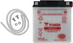 Yuasa - Battery - YB10L-B2 - Conventional Battery  12 V - YUAM221L2 Yuasa - Battery - YB10L-B2 - Conventional Battery  12 V - YUAM221L2