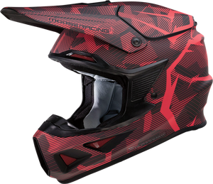 Moose Racing - F.I. Helmet - Agroid Camo - MIPS - Red/Black - Small - F.I. Agroid Camo MIPS Helmet - 0110-7760