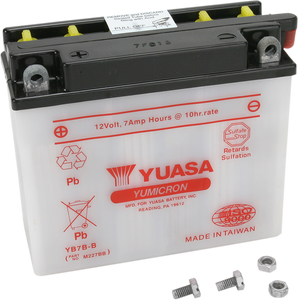 Yuasa - Battery - YB7B-B - Conventional Battery  12 V - YUAM227BB Yuasa - Battery - YB7B-B - Conventional Battery  12 V - YUAM227BB