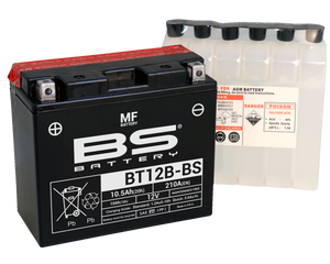 Yuasa - AGM Battery - YT12B-BS - .52 L - AGM Maintenance-Free Battery - YUAM6212B