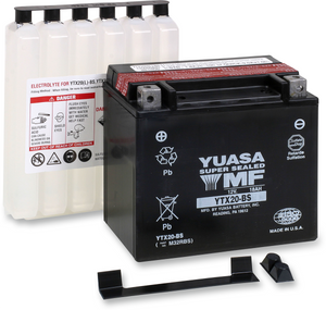 Yuasa - AGM Battery - YTX-20BS .93 L - AGM Maintenance-Free Battery - YUAM32RBS