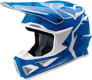 Moose Racing - F.I. Helmet - Agroid Camo - MIPS - Blue/White - XL - F.I. Agroid Camo MIPS Helmet - 0110-7770