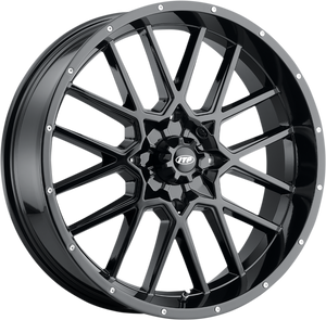 Itp - Wheel - Hurricane - Front/Rear - Black - 20x6.5 - 4/156 - 4+2.5 (+10 mm) - Hurricane Wheel - 2022518705B Itp - Wheel - Hurricane - Front/Rear - Black - 20x6.5 - 4/156 - 4+2.5 (+10 mm) - Hurricane Wheel - 2022518705B