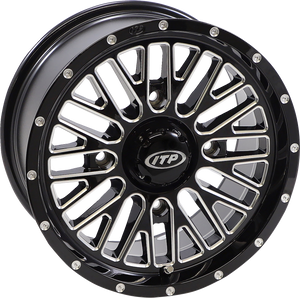 Itp - Wheel - Momentum - Front/Rear - Black/Milled - 14x7 - 4/156 - 5+2 (+30 mm) - Momentum Wheel - 1422736731B