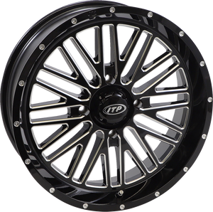 Itp - Wheel - Momentum - Front/Rear - Black/Milled - 18x6.5 - 4/137 - 4+2.5 (+10 mm) - Momentum Wheel - 1822742731B