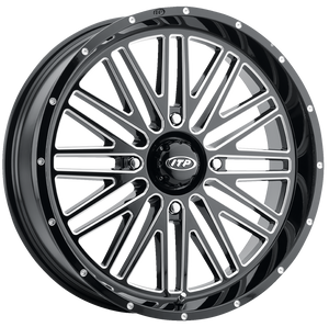 Itp - Wheel - Momentum - Front/Rear - Black/Milled - 24x6.5 - 4/137 - 4+2.5 (+10 mm) - Momentum Wheel - 2422786731B