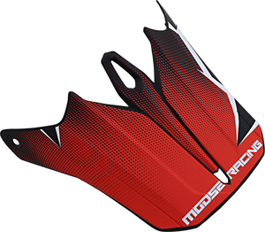 Moose Racing - F.I. Agroid Visor Kit - Red/Black - F.I. Agroid Helmet Visor Kit - 0132-1412