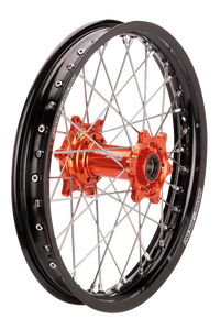 Moose Racing - SX-1 Complete Wheel - Rear - Black Wheel/Orange Hub - 19"x2.15" - KTM - SX-1 Complete Wheels - MR21519-BKOR Moose Racing - SX-1 Complete Wheel - Rear - Black Wheel/Orange Hub - 19"x2.15" - KTM - SX-1 Complete Wheels - MR21519-BKOR