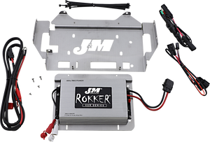 J & M - 400W 2-Channel Amp Kit - '14-'20 Street Glide/Ultra - ROKKER XXR 400W 2-CH Amplifier Kit - JAMP-400HC14 J & M - 400W 2-Channel Amp Kit - '14-'20 Street Glide/Ultra - ROKKER XXR 400W 2-CH Amplifier Kit - JAMP-400HC14