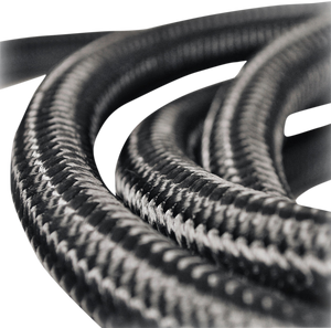 Jagg Oil Coolers - Fiber Braided Hose - Black - 10' - Fiber Braided Oil Hose - 21-JLWN06-10 Jagg Oil Coolers - Fiber Braided Hose - Black - 10' - Fiber Braided Oil Hose - 21-JLWN06-10