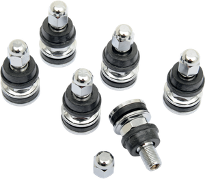 K&l Supply - Valve Stem - Metal - 14mm - 6 Pack - Valve Stem Kit Replacement Part - 32-8207
