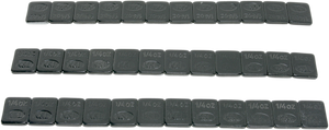 K&l Supply - Wheel Weights - Steel - Stick-On - Black - 36 Pack - Quickstick Wheel Weights - 32-2428