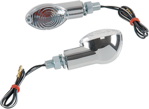 K&s Technologies - Ultra Mini Marker Lights - Chrome/Clear - LED Ultra Mini Marker Lights - 25-8356