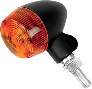 K&s Technologies - Marker Light - Single Filament - Black/Amber - Style 1 - Aluminum Body Marker Lights - 25-8320BK