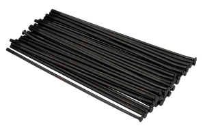 Moose Racing - MX1 Spoke Set - Stainless Steel - Rear - Black - 18" - MX1 Stainless Steel Spoke - 24-308-BK