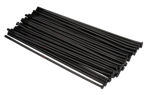 Moose Racing - MX1 Spoke Set - Stainless Steel - Rear - Black - 19" - MX1 Stainless Steel Spoke - 24-309-BK