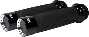 Khrome Werks - Grips - Turbine - Custom Contour - TBW - Black - Turbine Grips - 500120