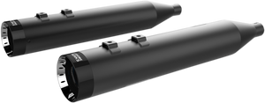 Khrome Werks - Mufflers - Black with Turbine Tip - HP-Plus 4.5" Slip-On Mufflers - 202845 Khrome Werks - Mufflers - Black with Turbine Tip - HP-Plus 4.5" Slip-On Mufflers - 202845