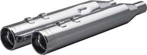 Khrome Werks - 4-1/2" HP-Plus Slip-On Mufflers - Chrome Klassic Tip - 4-1/2" HP-Plus Slip-On Mufflers - 202975 Khrome Werks - 4-1/2" HP-Plus Slip-On Mufflers - Chrome Klassic Tip - 4-1/2" HP-Plus Slip-On Mufflers - 202975